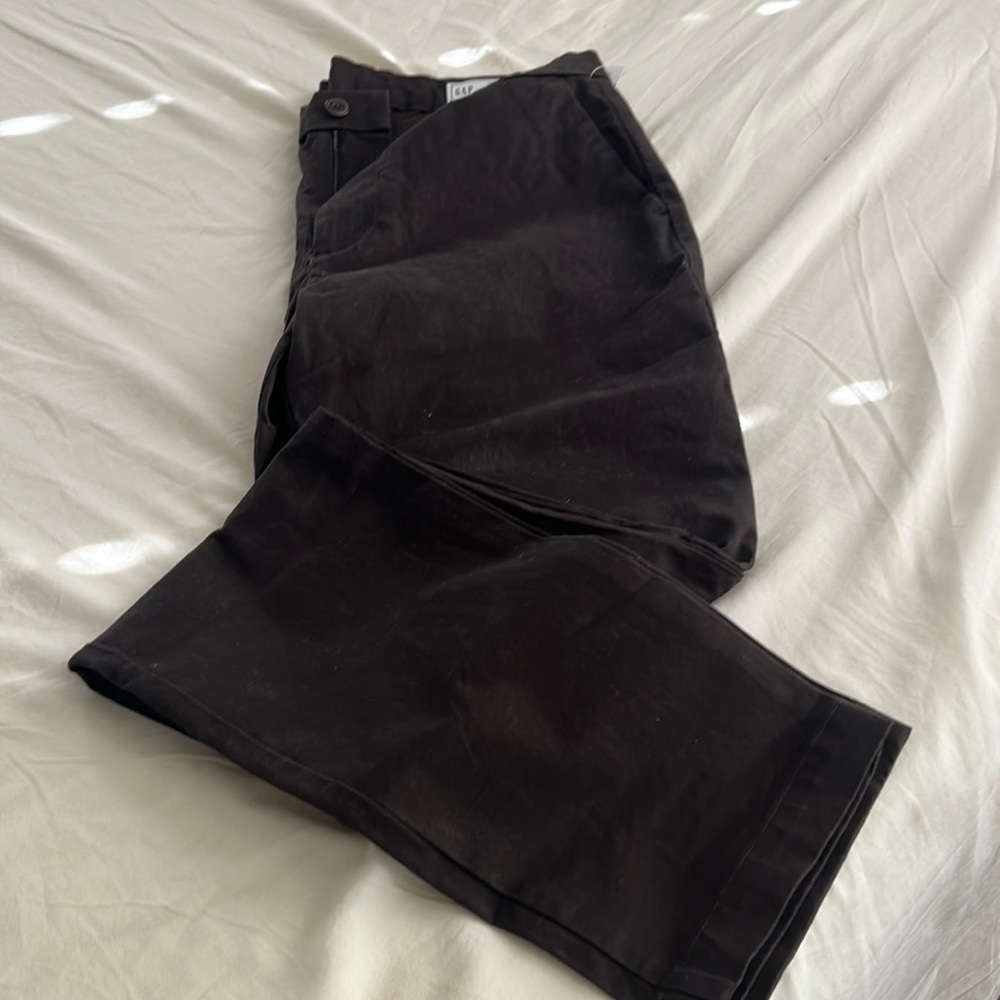 Gap/Athleta Chino Mens pants, pinor brown, 34x36.